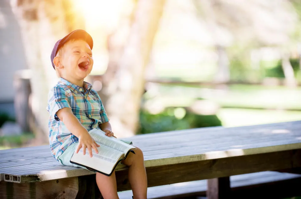 Child singing